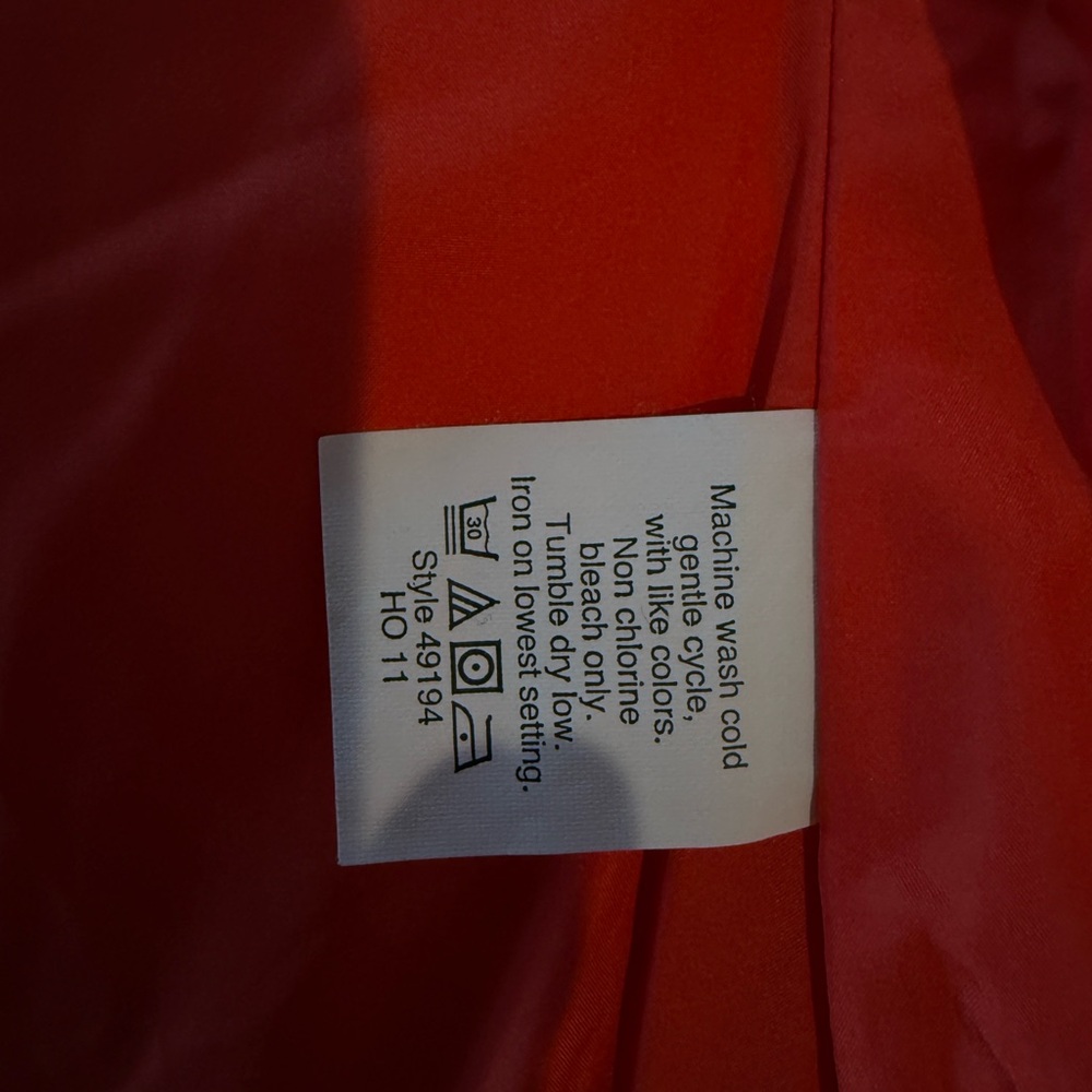 J.Crew Red-Orange Puffer Vest - Picture 4 of 4